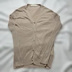ココディールベージュ Vネック カーディガン