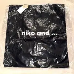 niko and... ニコロゴトートバッグ ブラック