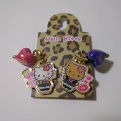 ハローキティ　バッグチャーム　日焼け　ギャル　制服　キーホルダー　シャンブル