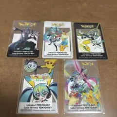 ポケモン 初音ミク ポケミクライブ ららぽーと 特典 クリアカード 全5種セット