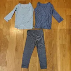 ユニクロ　ヒートテック　長袖　スパッツ　90