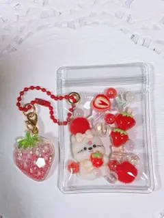 キャンディーバッグキーホルダー 赤