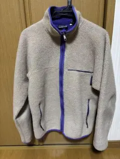 90s patagonia ベビーレトロカーディガン 雪なし パープル
