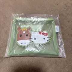 ハローキティ×JRA メッシュポーチ TURFY HelloKitty