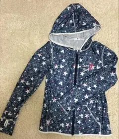 ミッキー フード付きラッシュガード ネイビー