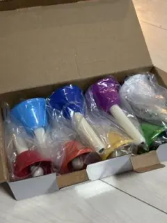 ミュージックベル ハンドベル 8音セット カラフルのサムネイル