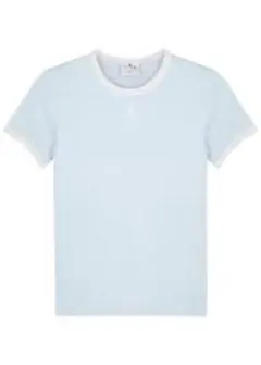 courrèges クレージュ ロゴ 半袖 Tシャツ ライトブルーのサムネイル