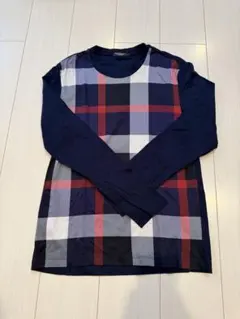 Novelbright コラージュアートオーバーサイズロンT/ロングTシャツ L