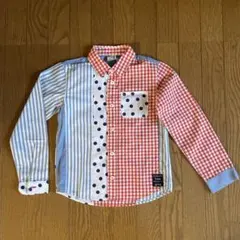 ☆未使用☆ BREEZEブリーズ 140㎝ ボタンダウンシャツ（男女兼用）