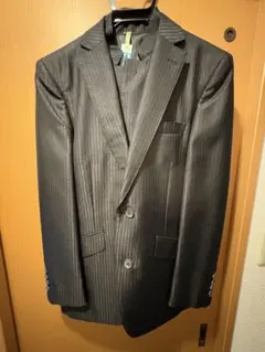 MEN'S TENORAS 3Pスーツ 光沢ブラックストライプXL +オマケ - メルカリ