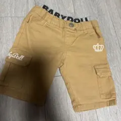 BABYDOLL ハーフパンツ ベージュ 100cm