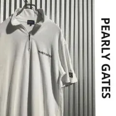 美品☆PEALY GATES☆ロゴワッペン オールインワン つなぎ オフホワイト