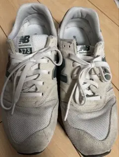 最終値下げ　New Balance 373 ホワイト/グリーン