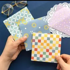 レターセット　便箋　メッセージカード　6セット　北欧風