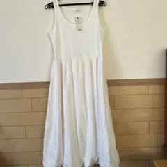 GU バブルヘム　ノースリーブロングワンピース XL