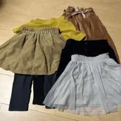 キッズ スカート 7点セット 女の子　冬　秋　春　まとめ売り