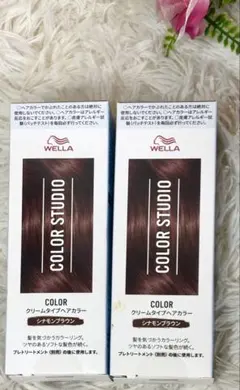 WELLA COLOR STUDIO シナモンブラウン 2箱セットのサムネイル