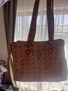 MCM ロゴプリント トートバッグ ブラウンのサムネイル