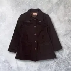 テーラードジャケット ダークブラウン vintage レトロ 13号