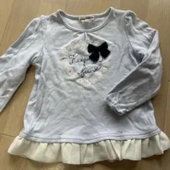 anyFAM 水色 長袖カットソー 100cm
