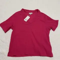 【新品タグ付き】アニエスべー　スキッパーシャツ　半袖　コットン　3