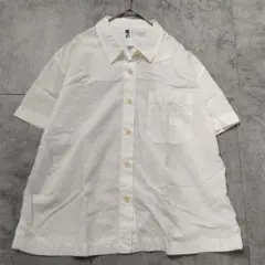 MHL. 半袖シャツ リネン混　マーガレットハウエル　ブラウス ホワイトのサムネイル