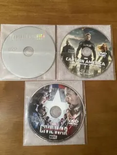 キャプテンアメリカ　DVD ３枚セット　marvel マーベル