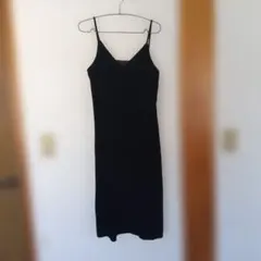 UNIQLO ブラック キャミワンピース M