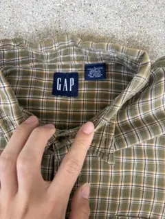 old gap チェックシャツ