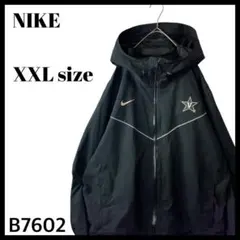 ナイキ ヴァンダービルト大学 レインジャケット フード付き ブルゾン 黒 XXL