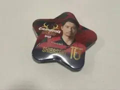 優勝記念星型缶バッジ　柴崎