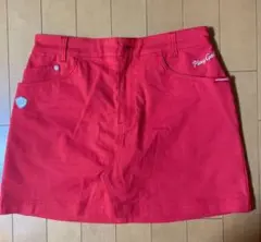le coq sportif 赤 パンツ付きスカート
