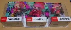 未開封　Splatoon amiibo 3体　タコボーイ　タコガール　タコ