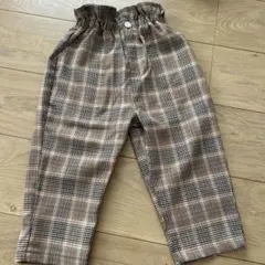 チェック柄 ロングパンツ 95
