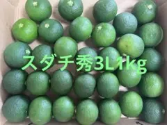 スダチ 徳島県産 秀品3L 30玉前後 約1kgのサムネイル