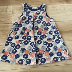 Love's Peace & Money 花柄ノースリーブワンピース 100