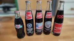 コカコーラUSA製クラシック記念ボトル5本セット