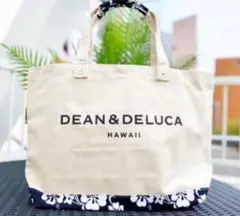 【新品】DEAN&DELUCA ハワイ限定 ハイビスカス柄トートバッグ