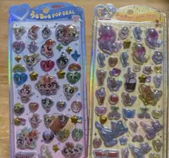 正規品　うるちゅる　パワパフ　トムとジェリー ポップシールセット