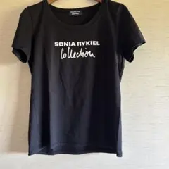 SONIA RYKIEL COLLECTION ロゴTシャツ ブラック 38