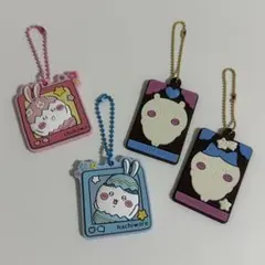 ちいかわ　ハチワレ　ぷっくりラバマス　キャラパキ 4点セット