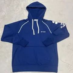 やま様ヨネックス　YONEX フード付きウォームアップウェア裏起毛プルオーバーM