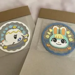 どうぶつの森 クリアラバーコースター 2種セット