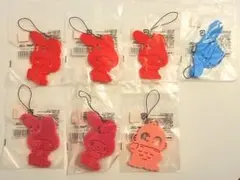 サンリオ シリコンストラップ7個セット新品未使用マイメロディシナモンハンギョドン