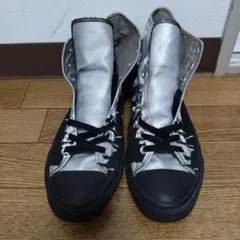 CONVERSE ALL STAR シルバー ブラック ハイカット