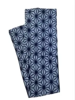 葉柄に熨斗の浴衣◇本染 夏物 藍染 型染 コーマ地 葉柄に熨斗の浴衣◇本染 夏物 藍染 型染 コーマ地 - メルカリ