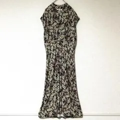 three dots スリードッツ USA製 ノースリーブワンピース 花柄