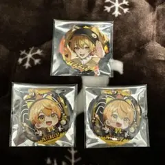 アンプタックカラーズ　あっきぃくん缶バッジ3個