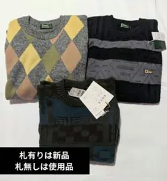 【新品・使用品混在】ゴルフウェア セーター Lサイズ セット販売