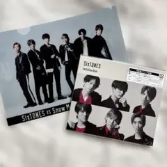 SixTONES Imitation Rain 初回盤 クリアファイル付
